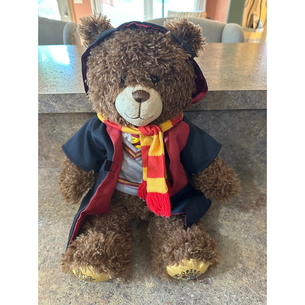 Build-A-Bear Harry Potter Gryffindor Teddy Bear Plush with Robe and Scarf